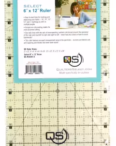 Quilters Select® 6" x 12" Non-Slip Ruler