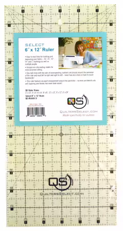 Quilters Select® 6" x 12" Non-Slip Ruler